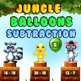 Jungle Balloons Subtraction