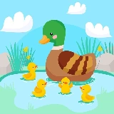 Mother Duck and Ducklings Jigsaw